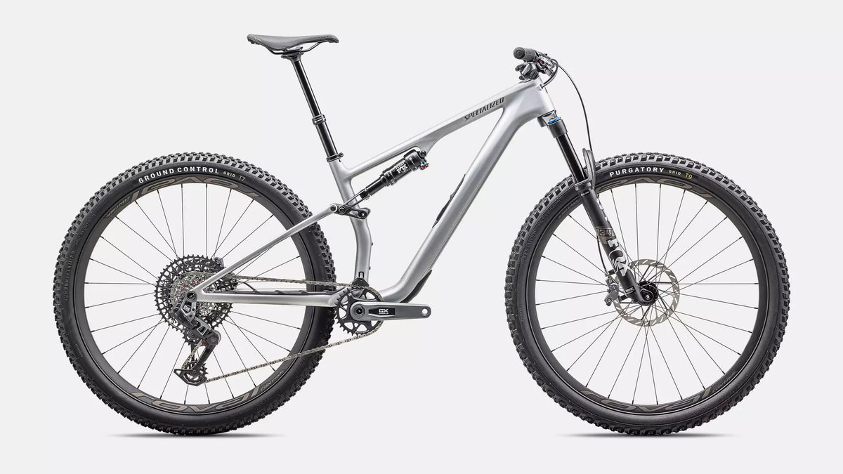 2025 Specialized Epic 8 EVO Expert - Satin Silver Dust / Gunmetal