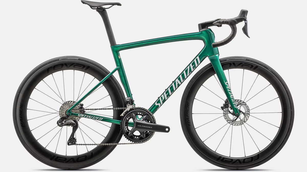 2024 Tarmac SL8 Pro Shimano Ultegra Di2 Gloss Pine Green Metallic Sierra Bicycle Supply