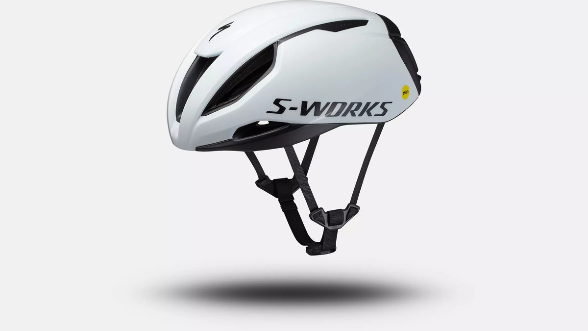 2023 Specialized S-Works Evade 3 Helmet - White / Black – Sierra