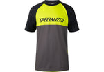 SPECIALIZED KIDS' ENDURO GROM JERSEY - HYPER GREEN / CHARCOAL BLOCK