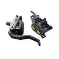Gustav Pro Disc Brake and Lever - Front or Rear, Post Mount, 4-Piston, Black/Anthracite Gray