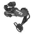 X4, Rear derailleur, 7/8/9 sp, Long cage, Black