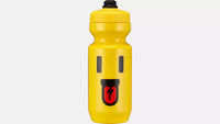 Specialized Purist MoFlo 22oz Water Bottle - Globe Bikes Mascot Pluggy - Yellow