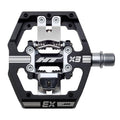 X3 Pedals - Dual Sided Clipless with Platform, Aluminum, 9/16", Black