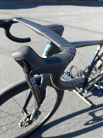 2024 S-Works Tarmac SL8 - Shimano Dura-Ace Di2 - Satin Carbon / Viavi Cynan Blue - Size 56 - Demo