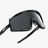 100% GLENDALE Performance Cycling Sunglasses - Black Frame - Smoke Lens