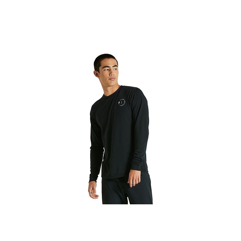 【SATIIIZ】Woven Track Long Sleeve T-Shirt VUORI STRATO LONG SLEEVE TECH V178 – Spyder Surf