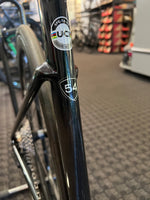 2022 Specialized Tarmac SL7 Expert - Gloss Carbon / Oil Tint / Forest Green - Size 54 - Demo