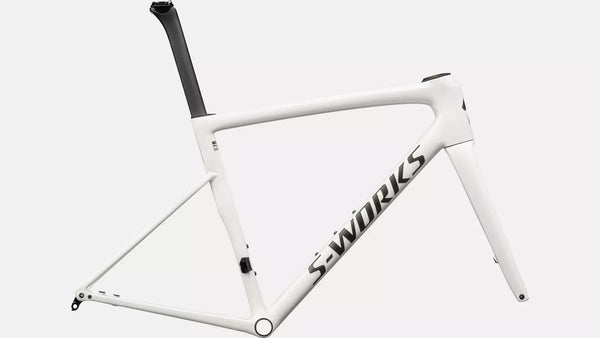 2024 Specialized S-Works Tarmac SL8 Frameset - Gloss CQV Reflex Fine Gold Pearl Over White / Satin Carbon