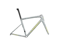 2025 Specialized S-Works Tarmac SL8 Frameset - Satin Liquid Silver / Multi-Color Dry Impasto / Gloss Team Yellow Tint