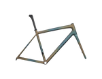 2025 Specialized S-Works Aethos Frameset - Satin Deep Lake Metallic / Green Pearl + Burnt Gold Metallic Fade / Dark Navy