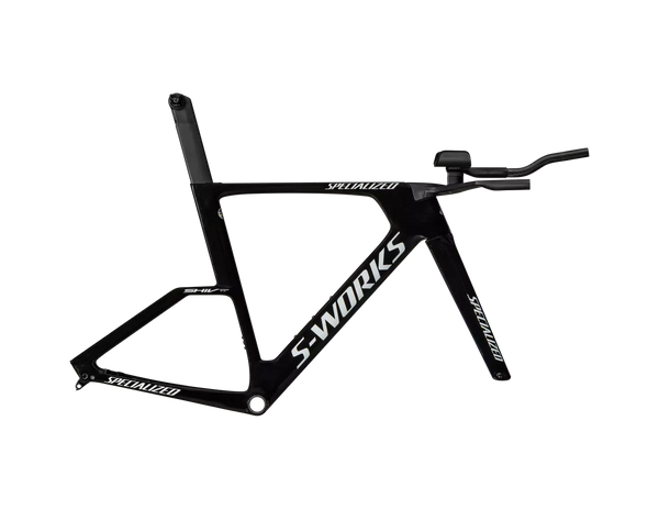 2025 Specialized S-Works Shiv Module - Gloss Tarmac Black / Metallic White Silver