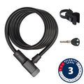 Primo 5510K, Cable with key lock, 10mm x 180cm (12mm x 5.9')