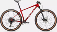 2022 Specialized Chisel Comp - GLOSS RED TINT FADE OVER BRUSHED SILVER / TARMAC BLACK / WHITE w/ GOLD PEARL