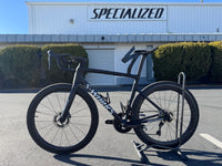 2024 S-Works Tarmac SL8 - Shimano Dura-Ace Di2 - Satin Carbon / Viavi Cynan Blue - Size 56 - Demo