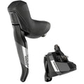 Apex Disc Brake and Lever - Left/Rear, Flat Mount, 2-Piston, 20mm Offset, Black, A1