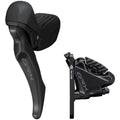GRX BL-RX610 Brake Lever with BR-RX400 Hydraulic Disc Brake Caliper - Left/Front, Flat Mount Caliper, Black