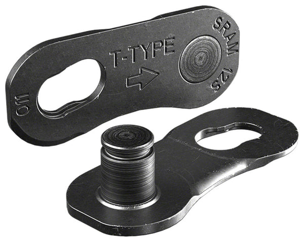 SRAM Eagle T-Type PowerLock Flattop Connector Link - 12-Speed, For Eagle T-Type Flattop Chain Only, PVD Coated, Black, 1 Link