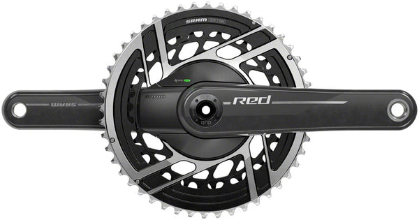 SRAM RED AXS Power Meter Crankset - 172.5mm, 2x 12-Speed, 48/35t, 8-Bolt Direct Mount, DUB Spindle Interface, Natural Carbon, E1