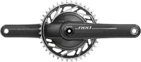 SRAM RED 1x XPLR AXS Power Meter Wide Crankset - 170mm, 13-Speed, 42t Threaded Mount, 8-Bolt PM Spider, DUB Spindle, Natural Carbon, E1