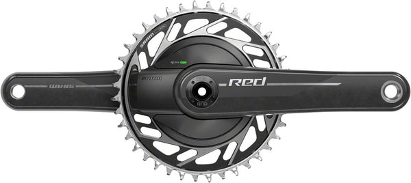 SRAM RED 1x XPLR AXS Power Meter Wide Crankset - 170mm, 13-Speed, 42t Threaded Mount, 8-Bolt PM Spider, DUB Spindle, Natural Carbon, E1