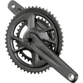 Omega AGX 2x Crankset - 172.5mm, 11-Speed, 50/34t, DM/90 BCD, 19mm MegaExo Spindle, N11, Black