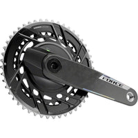 SRAM Force AXS Power Meter Crankset - 172.5mm, 12-Speed, 48/35t Thread Mount, 8-Bolt PM Spider, DUB Spindle, Carbon, E1