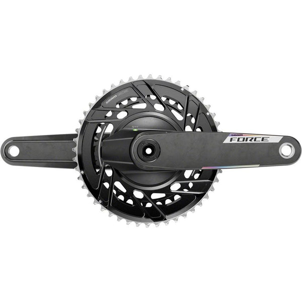 SRAM Force AXS Power Meter Crankset - 170mm, 12-Speed, 48/35t Thread Mount, 8-Bolt PM Spider, DUB Spindle, Carbon, E1
