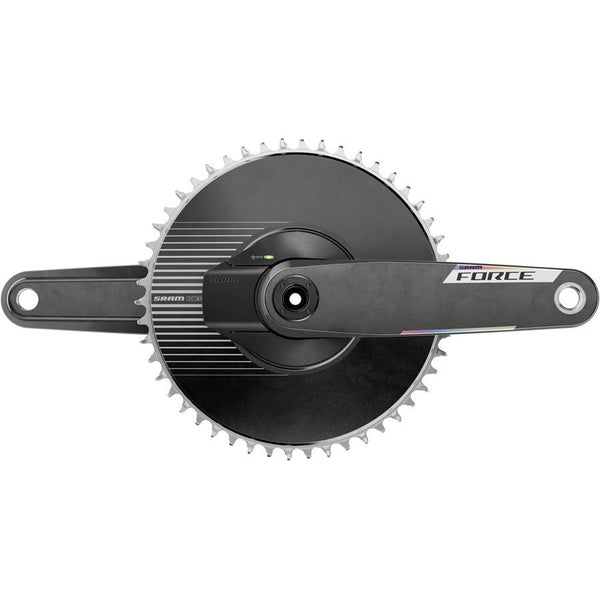 SRAM Force 1 AXS Power Meter Crankset - 165mm, 12-Speed, 50t Aero PM Chainring, 8-Bolt Direct Mount, DUB Spindle, Carbon, E1