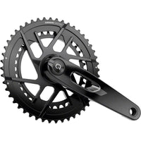 SRAM Rival AXS Power Meter Crankset - 165mm, 12-Speed, 48/35t, 8-Bolt Direct Mount, DUB PM Spindle, Black, E1