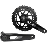 SRAM Rival AXS Power Meter Crankset - 165mm, 12-Speed, 48/35t, 8-Bolt Direct Mount, DUB PM Spindle, Black, E1