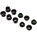 Road Double Chainring Aluminum Boltset 10 pieces, Black, also fits SRAM Omnium Cranks