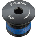 Crank Spindle Fixing Bolt for 2-piece cranks, Alloy, Black