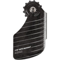 OSPW Pulley Wheel Aero Alpha System for Shimano 9250/8150 - Coated Races, Aluminum Pulley, Carbon Cage, Black