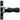 CNC Wheel Bike Storage Hook - Alloy, Black