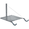 Single Bike Wall Mount Rack with Shelf: Holds One Bike