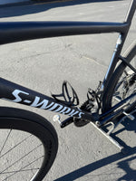 2024 S-Works Tarmac SL8 - Shimano Dura-Ace Di2 - Satin Carbon / Viavi Cynan Blue - Size 56 - Demo