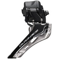 Dura-Ace FD-R9250 Di2 Front Derailleur - 2x12-Speed, Braze-on, Down Swing, For 50-55t Max, Black/Silver