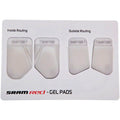 Red Gel Handlebar Lever Transition Pads