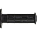 BMX Waffle Grips - Black, Flange
