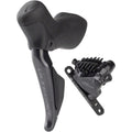 Shimano Ultegra ST-R8170E Di2 Shift/Brake Lever with BR-R8170 Hydraulic Disc Brake Caliper - Right/Rear, 12-Speed, Flat Mount, Black