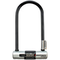 KryptoLok U-Lock - 4 x 9", 4-Digit Combination, Black, Includes bracket