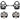 Rally RS/XC210 Power Meter Pedals Bundle - Clipless, Composite/Alloy, 9/16", Black, Pair, Dual-Sensing, Shimano SPD-SL/SPD