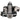 Rally XC110 Power Meter Pedals - Dual Sided Clipless, Alloy, 9/16", Black, Pair, Single-Sensing, Shimano SPD