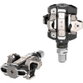 Garmin Rally XC210 Power Meter Pedals - Dual Sided Clipless, Alloy, 9/16", Black, Pair, Dual-Sensing, Shimano SPD