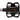 ATAC DH 4 Pedals - Dual Sided Clipless with Platform, Aluminum, 9/16", Black/Red