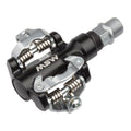 MP-100 Pedals - Dual Sided Clipless, Aluminum, 9/16", Black/Silver