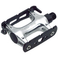 Standard Track Pedals -9/16", Black/Silver