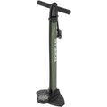 Joeblow Mountain II Floor Pump - Steel Barrel / Plastic Base, 3.5" Gauge, 60 Psi /4 Bar, Twinhead