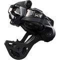 Deore XT RD-M8250-GS Di2 Wireless Rear Derailleur - 12-Speed, Medium Cage, Shadow ES, Black/Gray